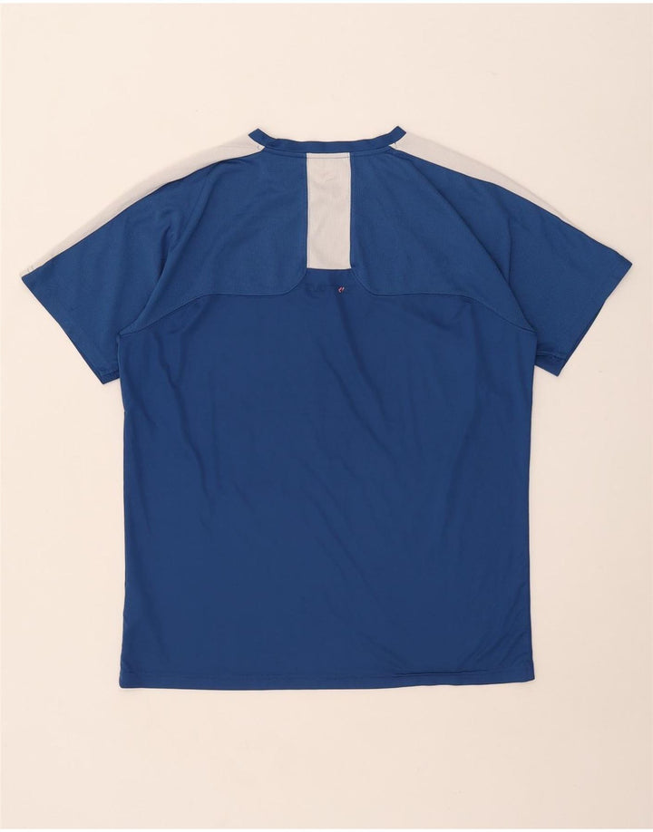 Tricou pentru bărbați PUMA Top mare, albastru, poliester color bloc