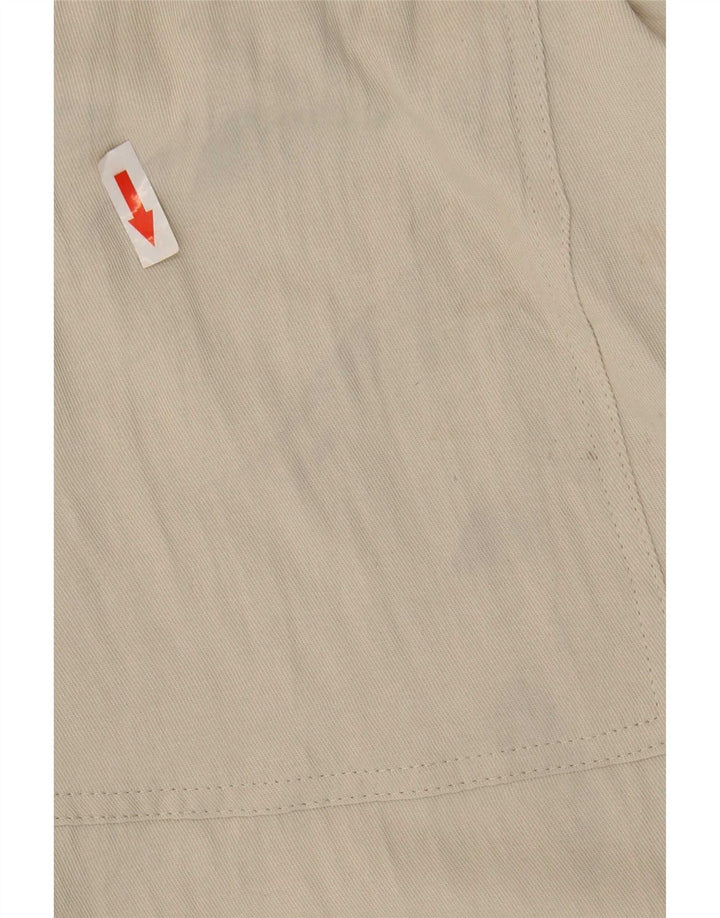 Pantaloni de jogging pentru femei Zara Pantaloni tăiați Mediu L28 L25 Bej Poliester