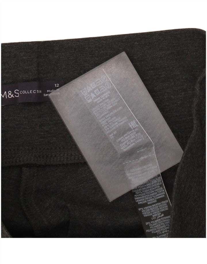 Leggings crop pentru femei Marks & Spencer UK 12 Medium Gri Viscose