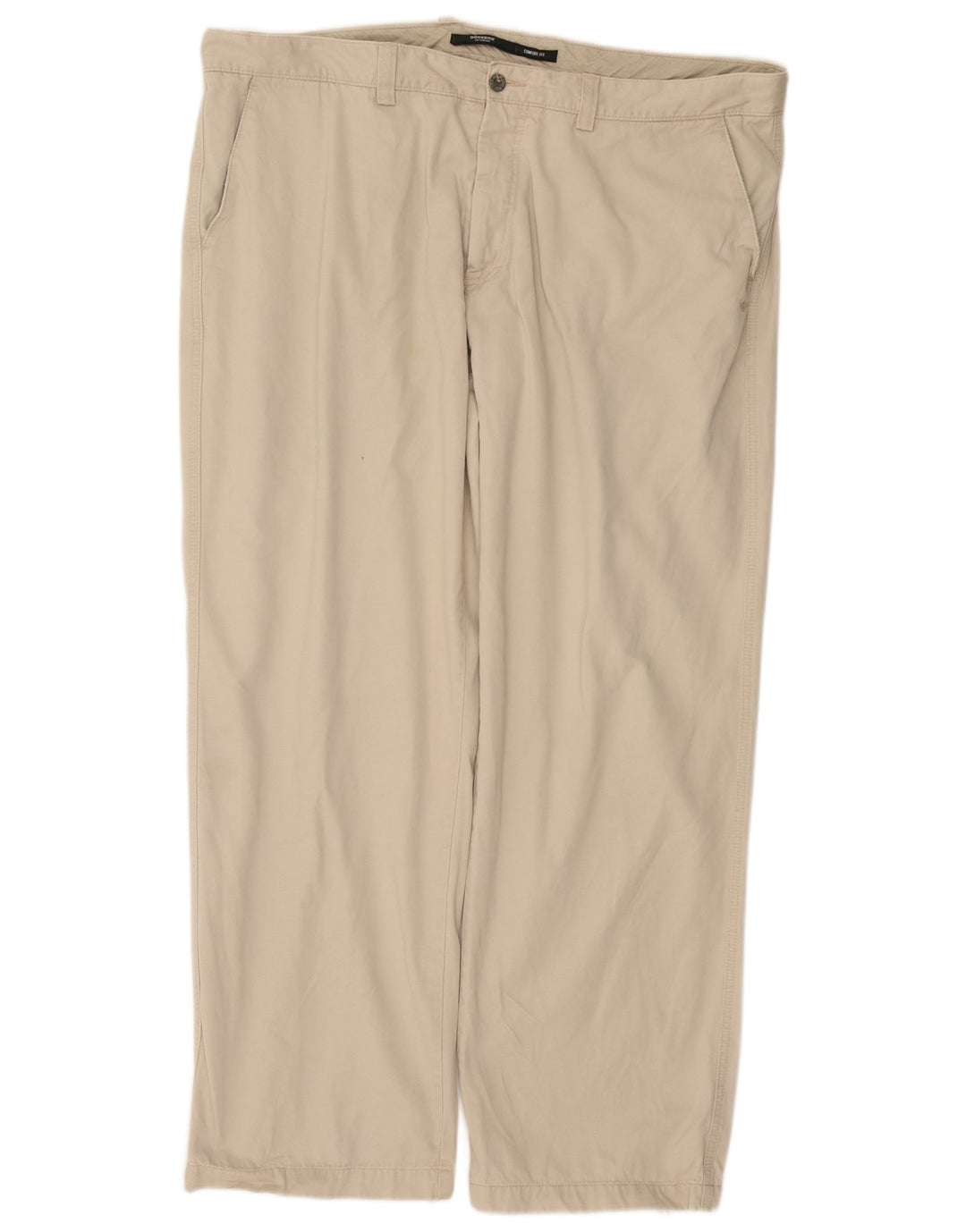 DOCKERS Pantaloni chino drepți pentru bărbați W42 L32 bej