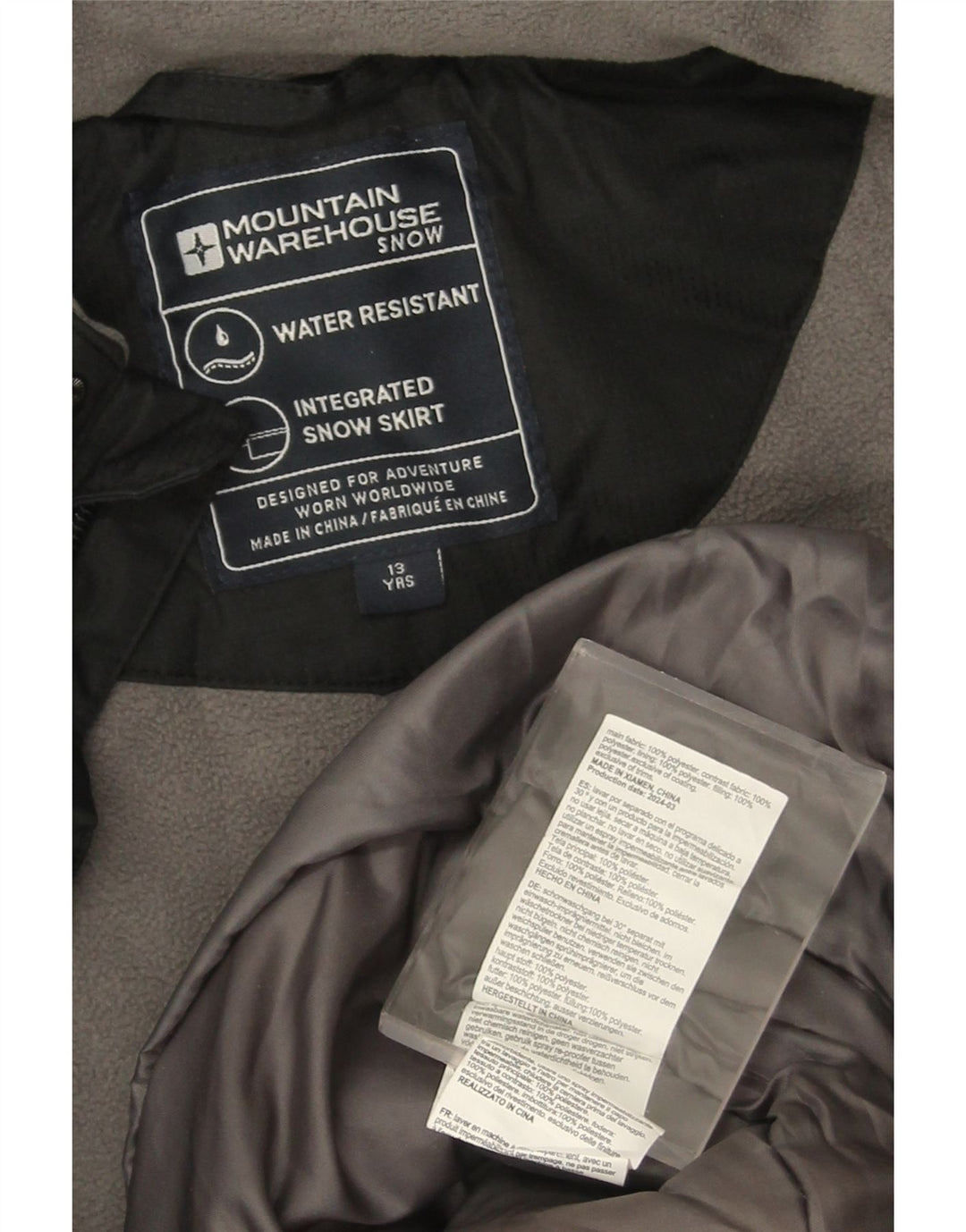 Jachetă Windbreaker pentru băieți Mountain Warehouse 12-13 ani, negru, color block
