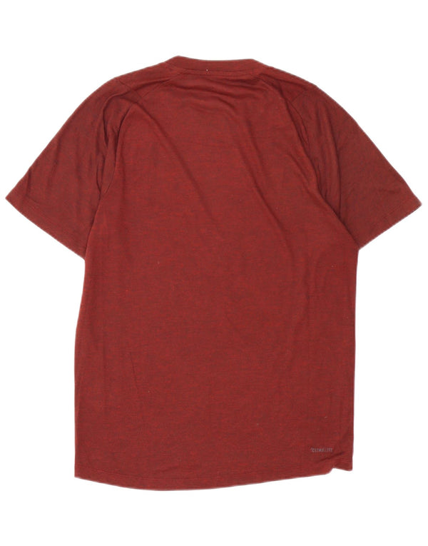 Tricou Adidas Climalite pentru bărbați Top mic maro pete