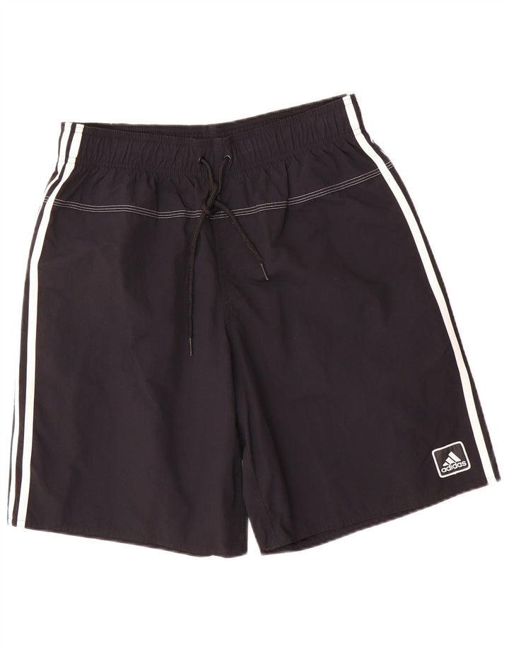 Pantaloni scurți sport Adidas pentru bărbați, nailon mediu negru