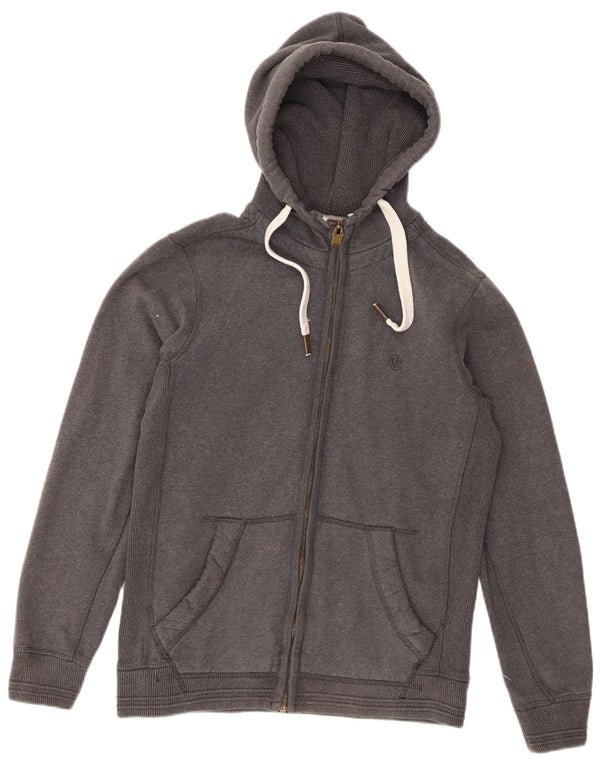 Fat Face Mens Zip Hoodie Sweater XS Grey Cotton