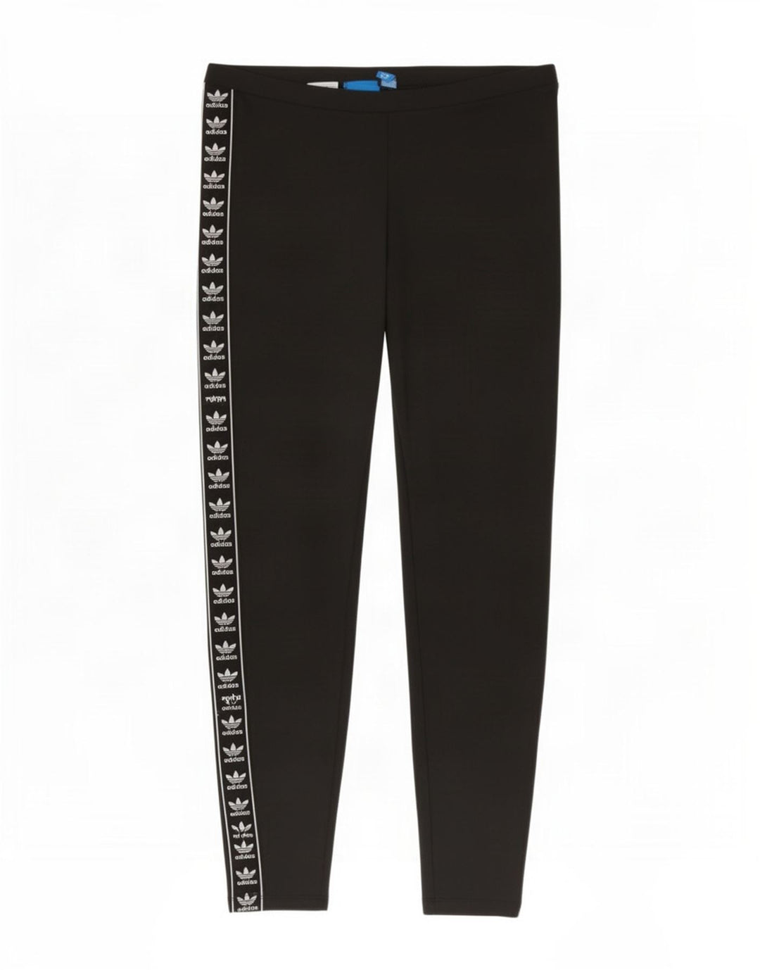 Leggings grafic Adidas pentru femei UK 12 Poliester mediu negru