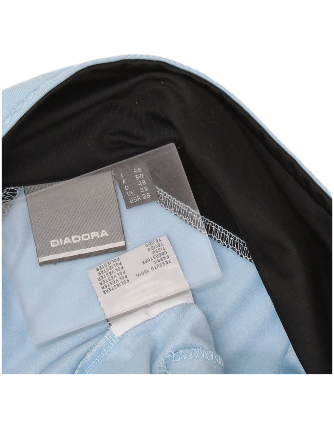 Jachetă de trening pentru bărbați DIADORA UK 38 Medium Blue Colorblock Poliester