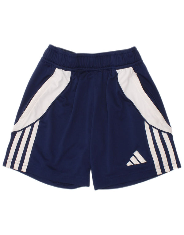 Pantaloni scurți sport Aeroready Adidas pentru băieți 7-8 ani, albastru, poliester