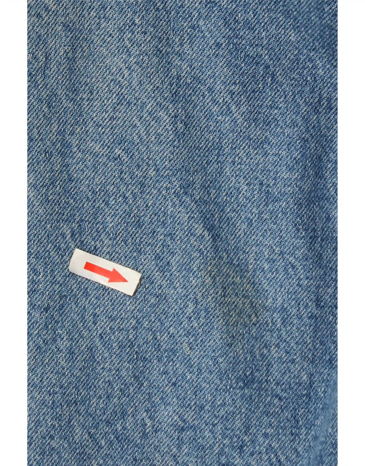 Jachetă Sherpa Denim Grafică Casucci Băieți 15-16 Ani Albastru