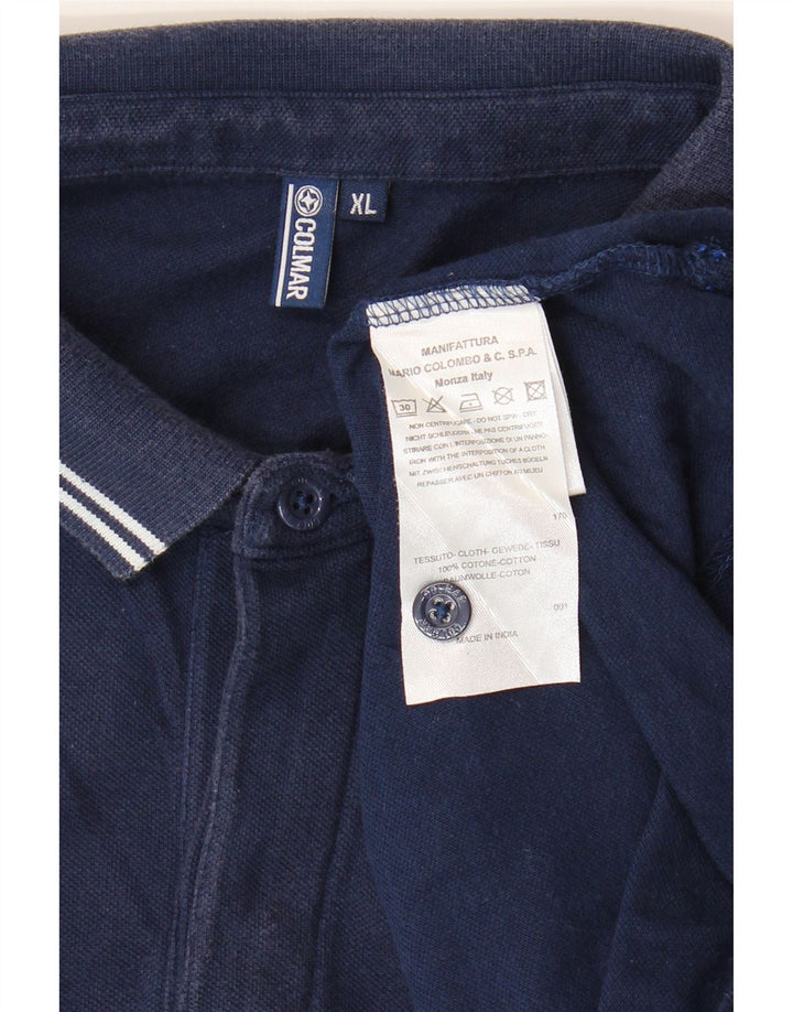 Cămașă polo Colmar pentru bărbați XL Bumbac bleumarin