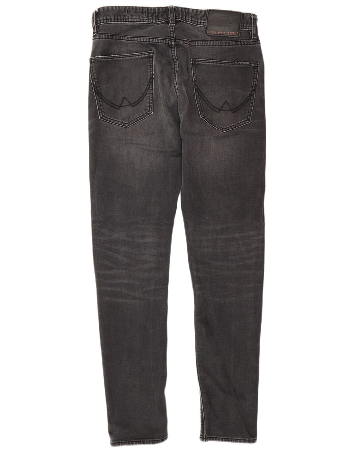 Superdry blugi subțiri conici pentru bărbați W30 L30 bumbac gri