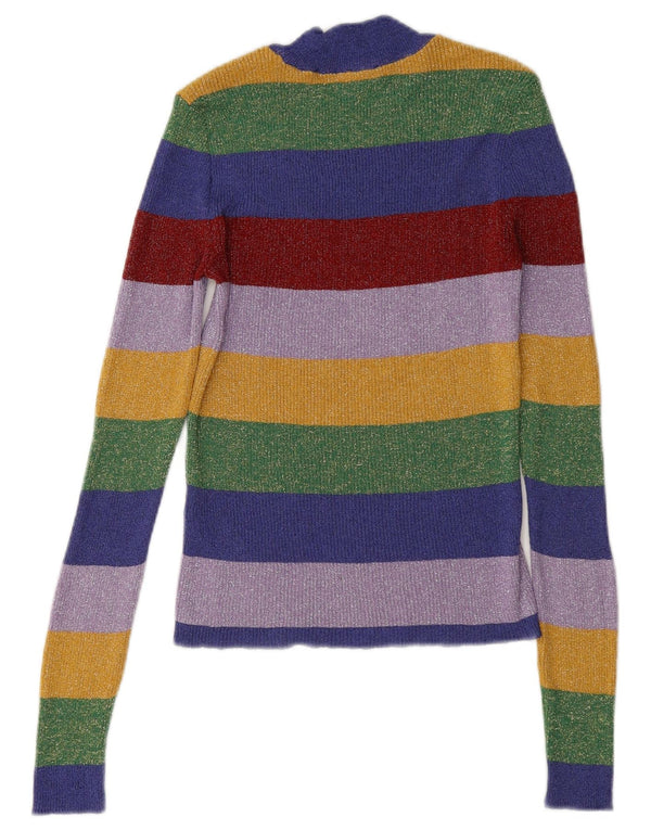 Bluză pentru femei Zara UK 10 Mic, cu dungi multicolore