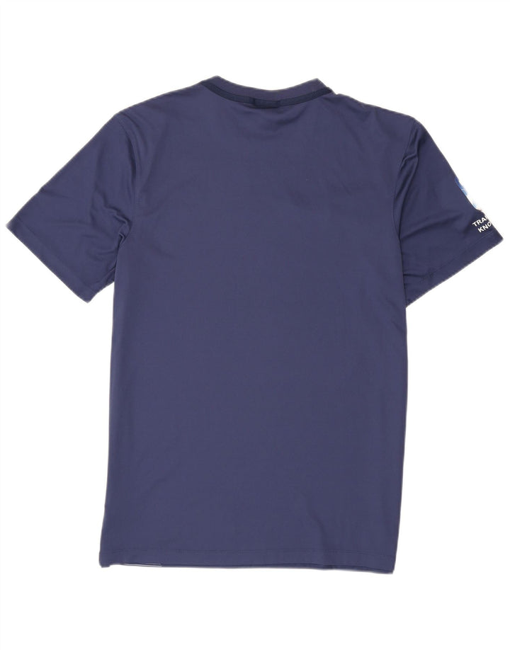 Tricou grafic Nike Dri Fit pentru bărbați Top Mediu Bleumarin Colorblock