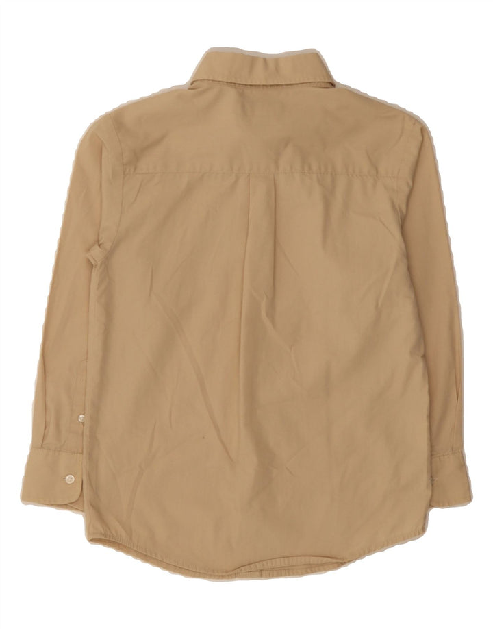 DOCKERS Boys Shirt 7-8 Years Beige Cotton Vintage Dockers and Second-Hand Dockers from Messina Hembry 