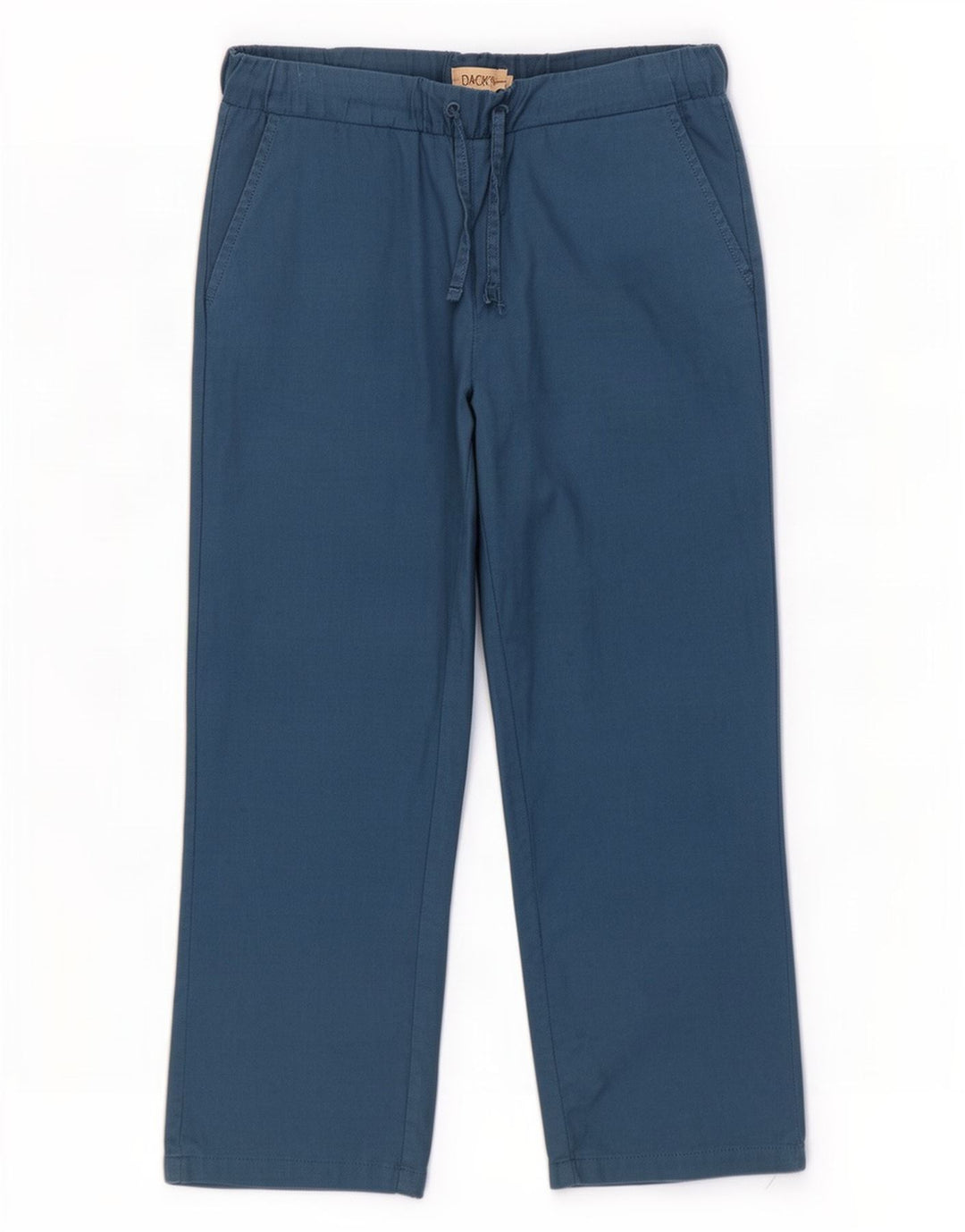 Pantaloni chino drepti pentru bărbați Dack's Mici L32 L25 Bumbac albastru