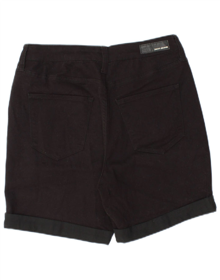 Pantaloni scurți din denim Dkny pentru femei US 6 Medium W28 Bumbac negru