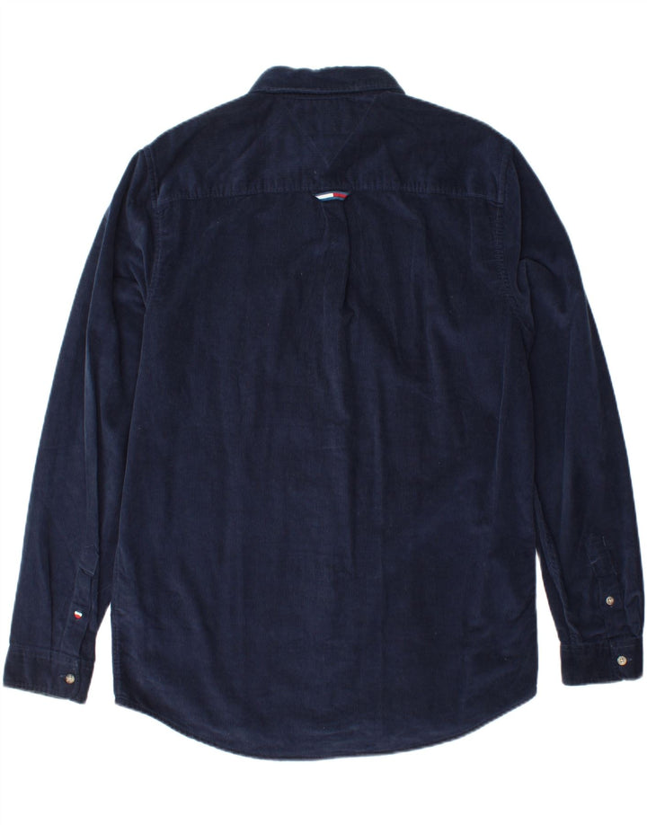 Cămașă pentru bărbați TOMMY HILFIGER din velur, bumbac color bloc mediu, multicolor