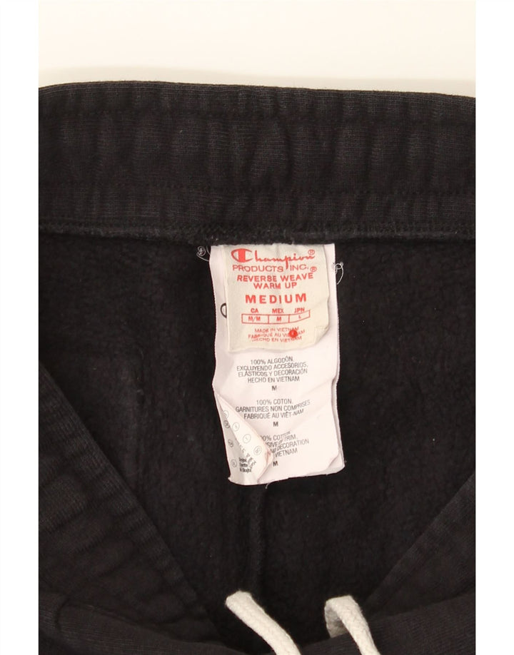 CHAMPION Womens Capri Tracksuit Trousers UK 14 Medium  Black Cotton Vintage Champion and Second-Hand Champion from Messina Hembry 