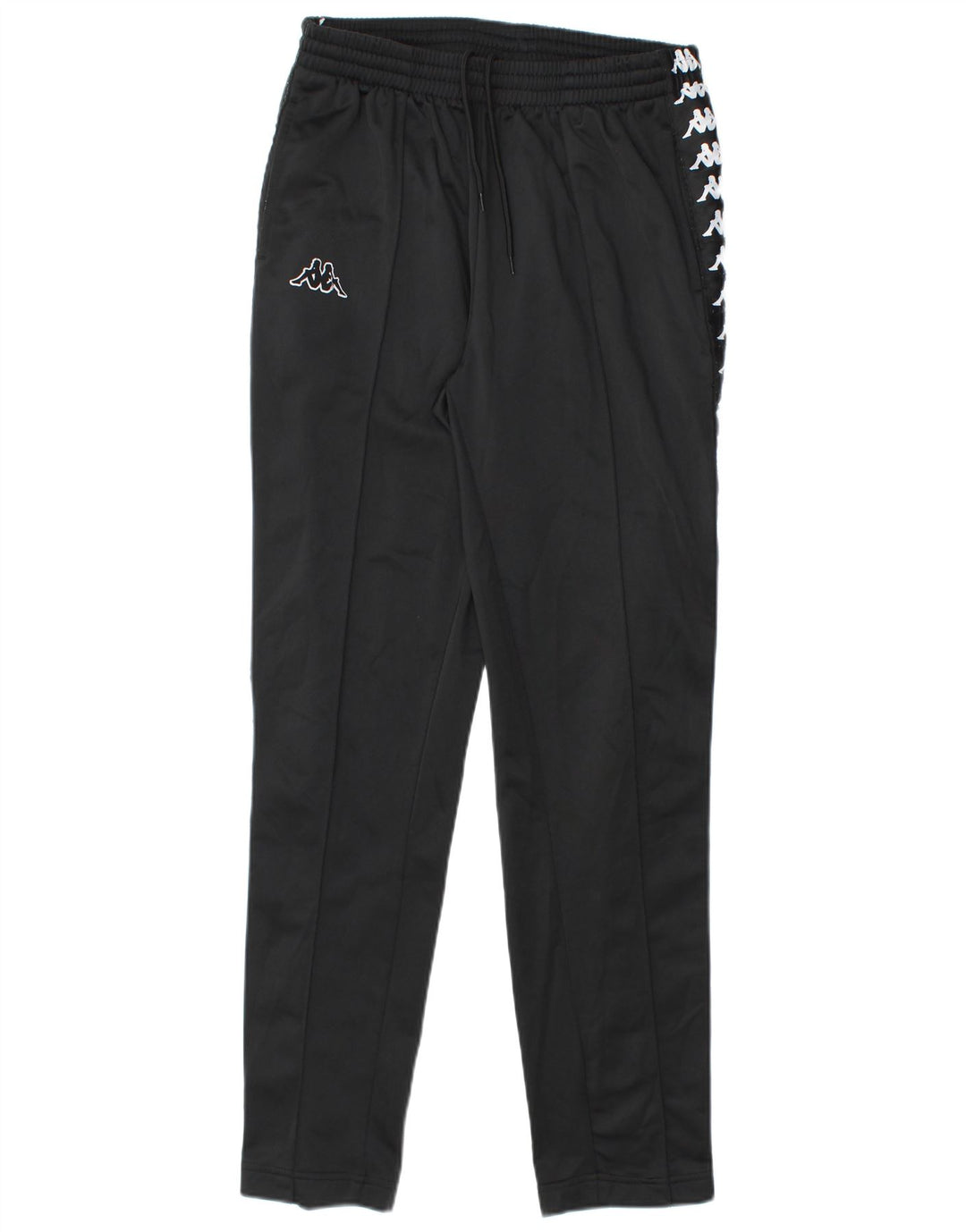 Pantaloni de trening Kappa pentru băieți grafic 13-14 ani, mari, negru, poliester