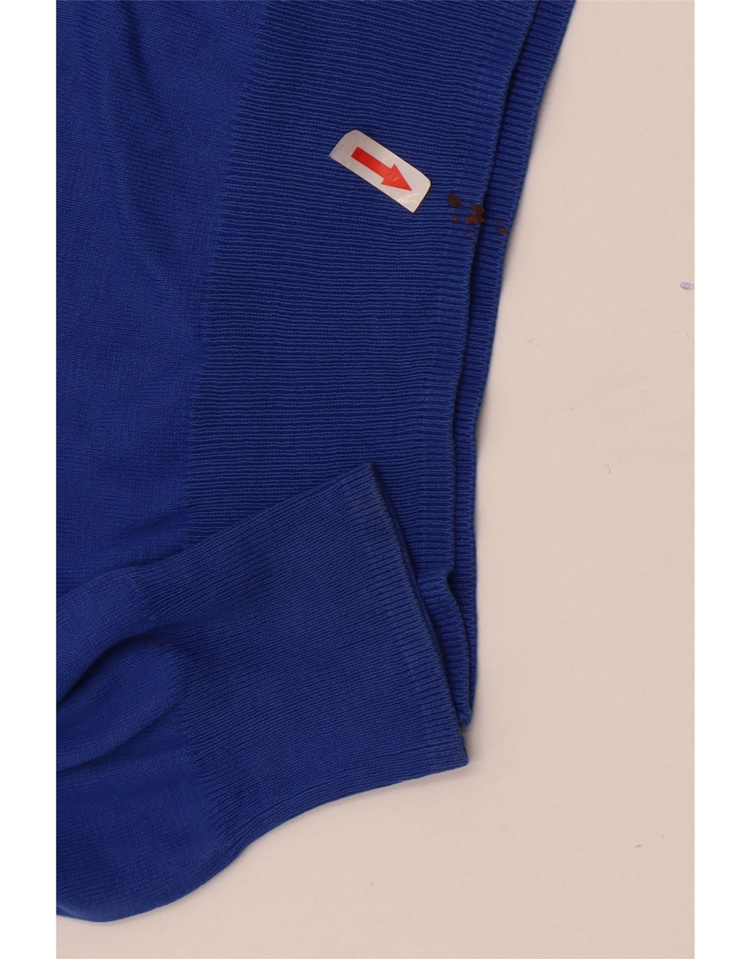 Pulover pentru bărbați Zara, cu decolteu în V, din bumbac albastru mediu