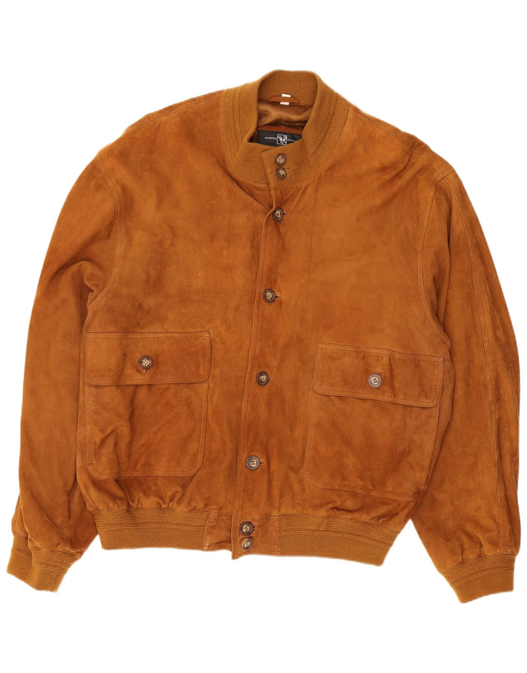 Bomber vintage pentru bărbați din piele intoarsa IT 54 2XL din piele bej