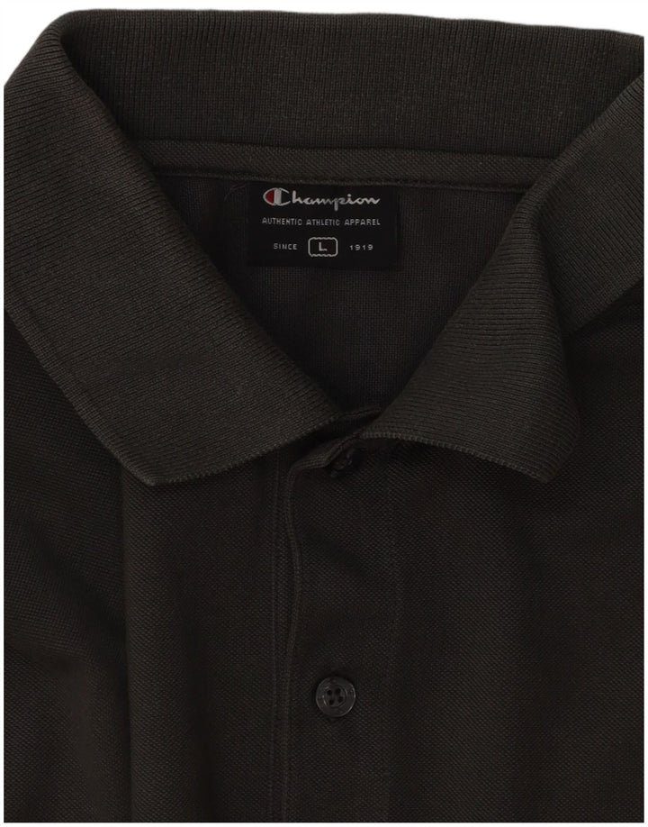 Tricou polo Champion pentru bărbați, kaki mare