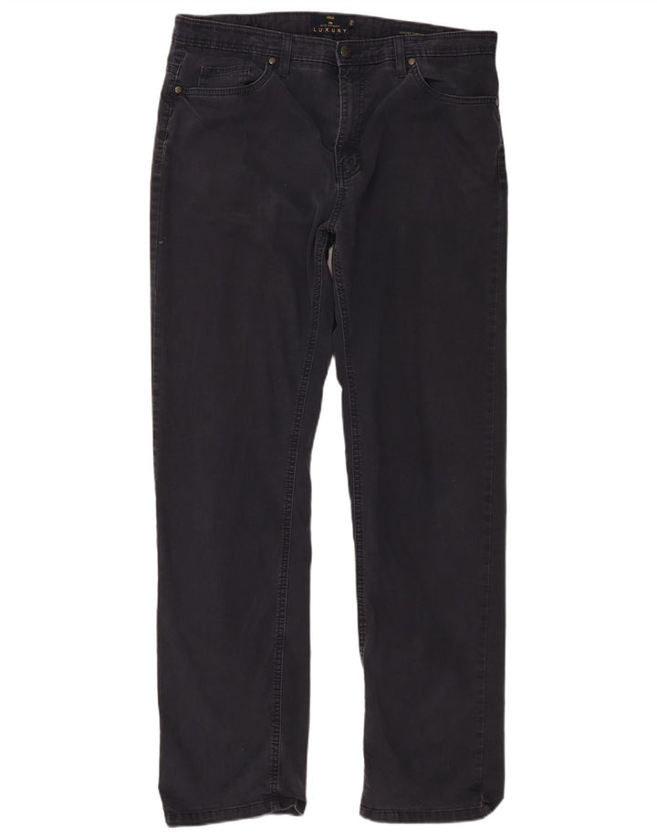 Pantaloni casual pentru bărbați Marks & Spencer Blue Harbour W36 L33 bleumarin