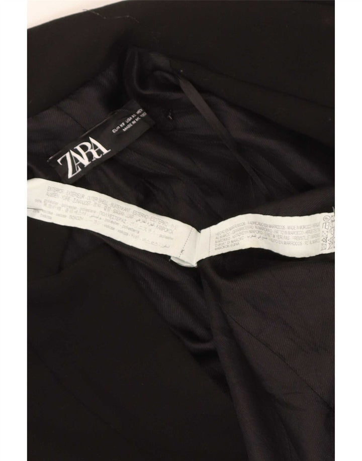 Pardesiu deschis pentru femei Zara UK 6 XS poliester negru