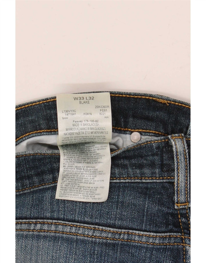 Blugi Lee Blake Straight pentru bărbați W33 L32 Bumbac albastru