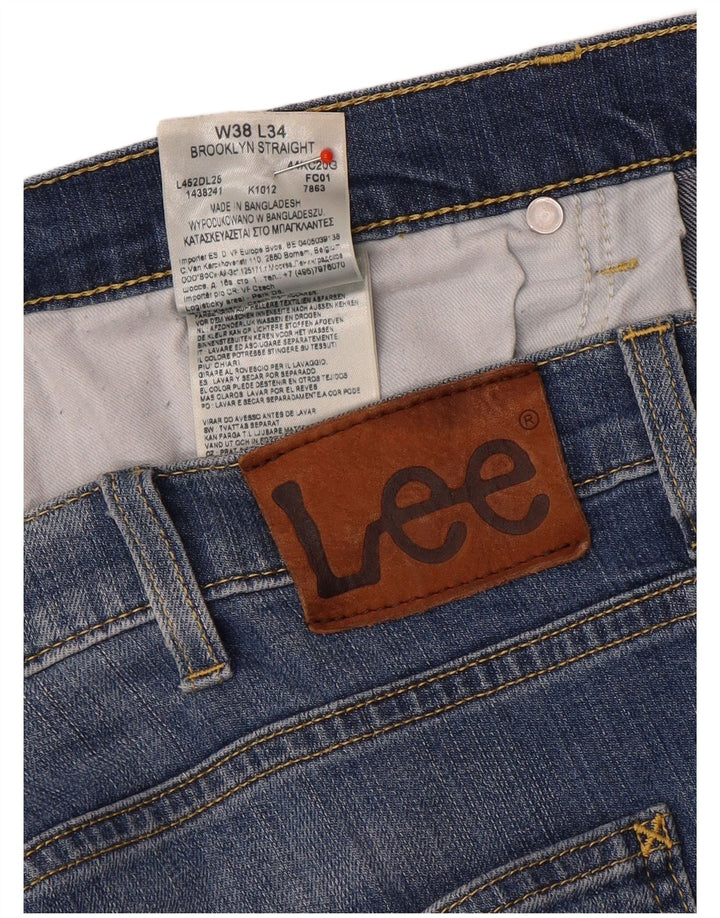 Blugi Lee Brooklyn Straight pentru bărbați W38 L29 Bumbac albastru
