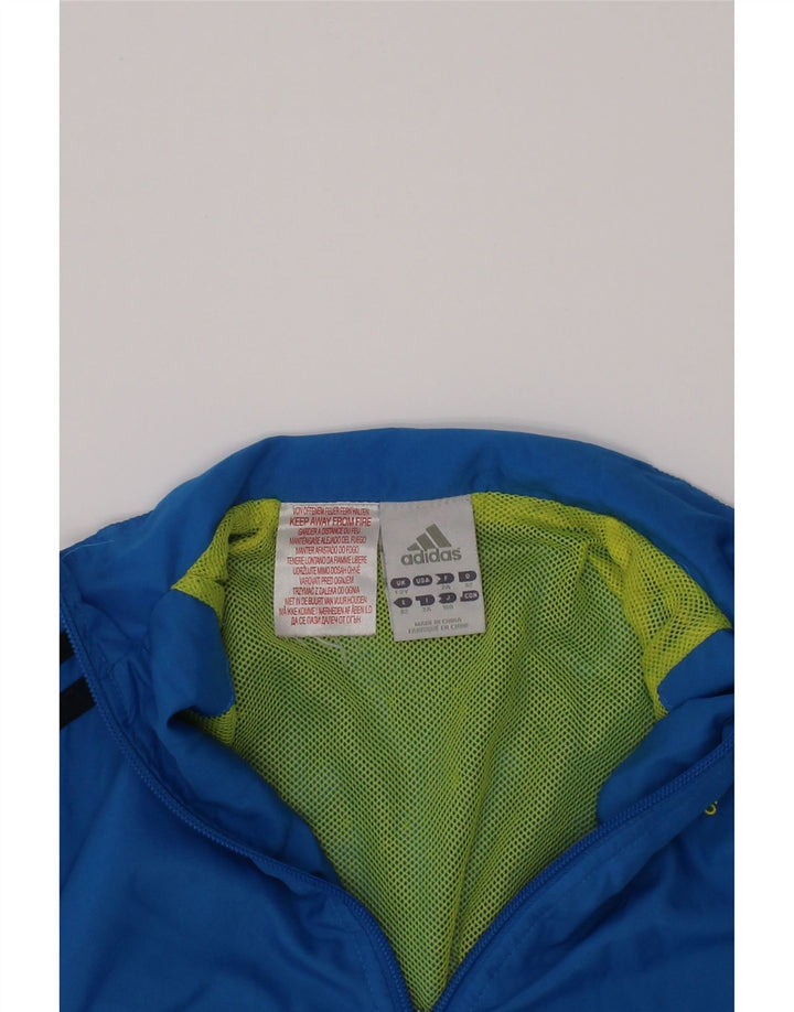 Jachetă de trening pentru bebeluși ADIDAS 18-24 luni, poliester albastru