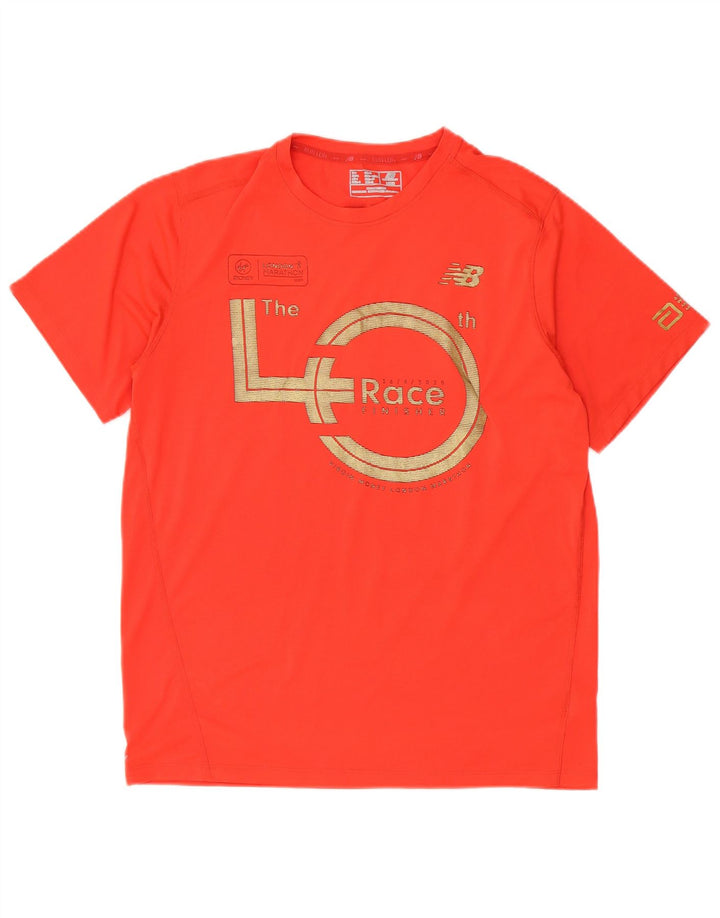 Tricou grafic pentru bărbați New Balance Top mare poliester roșu
