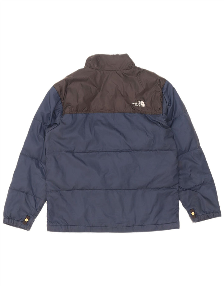 Geacă matlasată băieți The North Face 14-15 ani, mărime mare, albastru, cu blocuri de culoare