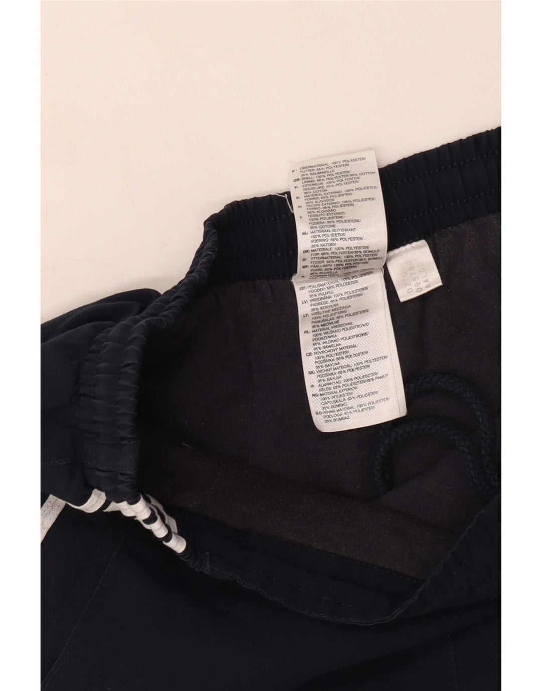 Pantaloni scurți sport Adidas pentru femei UK 10 Small Bleumarin Poliester