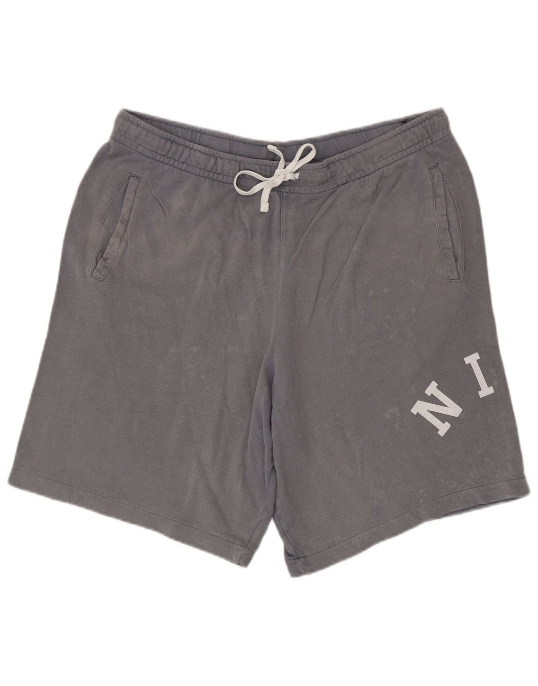 Pantaloni scurți sport grafic Nike pentru bărbați XL bumbac gri