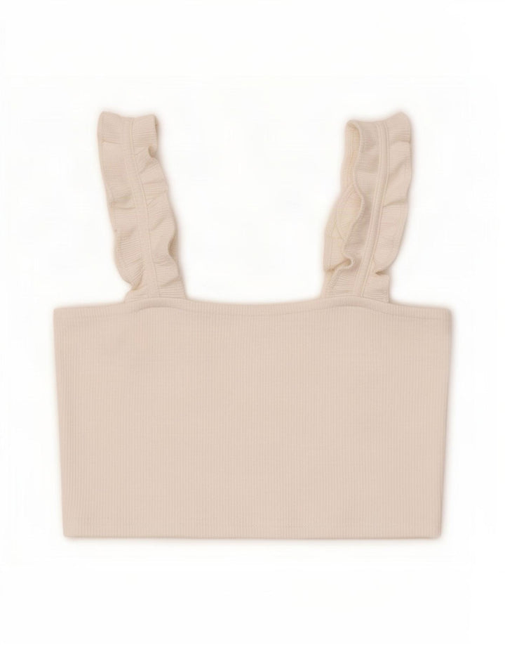 Crop Top pentru femei Zara UK 14 Large White