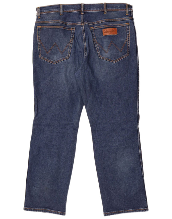Blugi drepte pentru bărbați Wrangler Texas W38 L30 Bumbac albastru