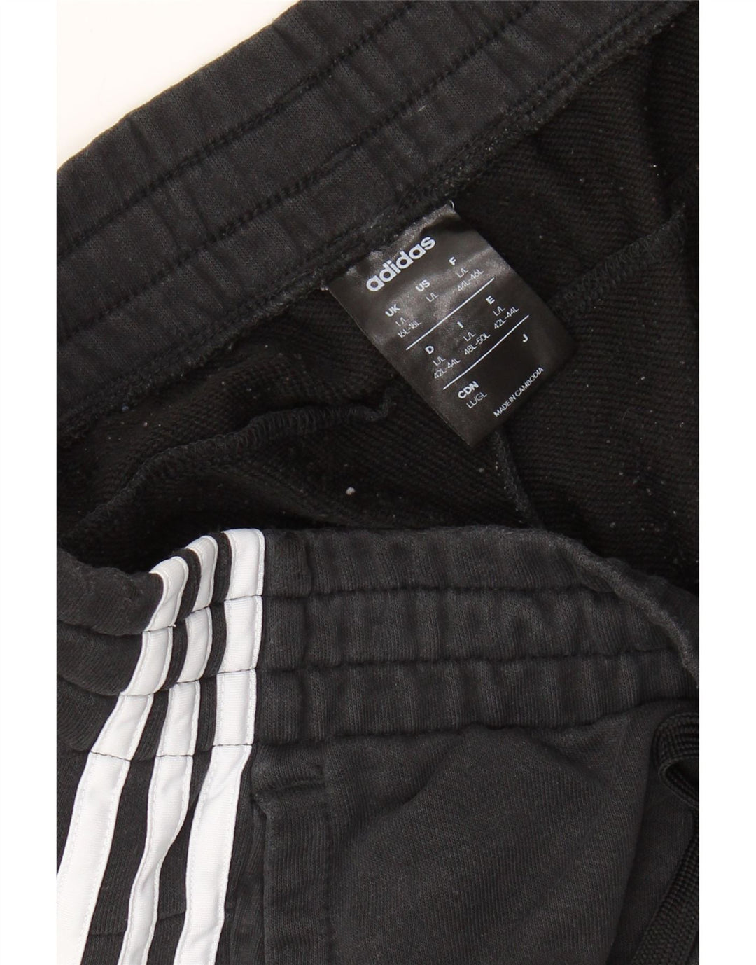 Pantaloni de trening pentru femei ADIDAS Pantaloni de jogging UK 16/18 Large Black