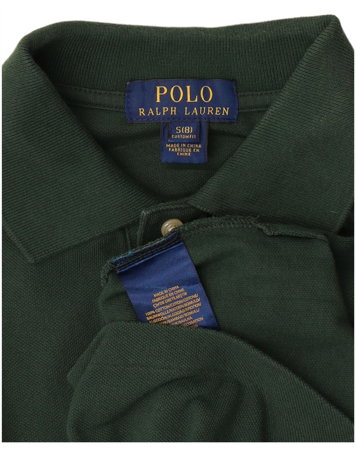 POLO RALPH LAUREN Tricou polo personalizat pentru baieti 7-8 ani Mic Verde
