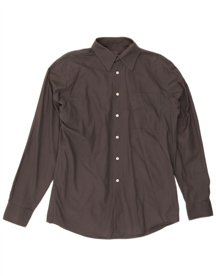 Cămașă pentru bărbați Calvin Klein Mărimea 40 15 1/2 bumbac gri mediu