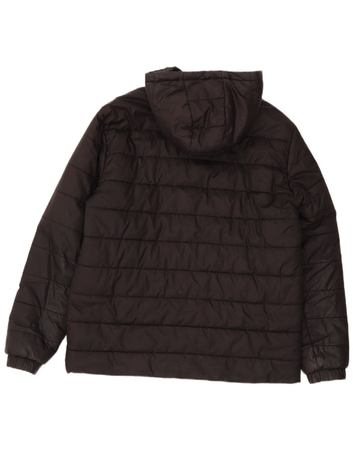 Jachetă căptușită cu glugă Puma pentru bărbați UK 40 Poliester negru mare