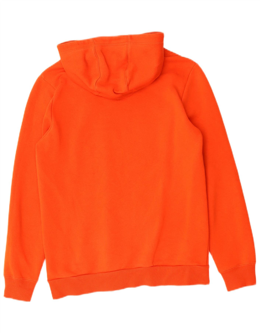 ADIDAS Boys Graphic Hoodie Jumper 13-14 Years Orange Polyester