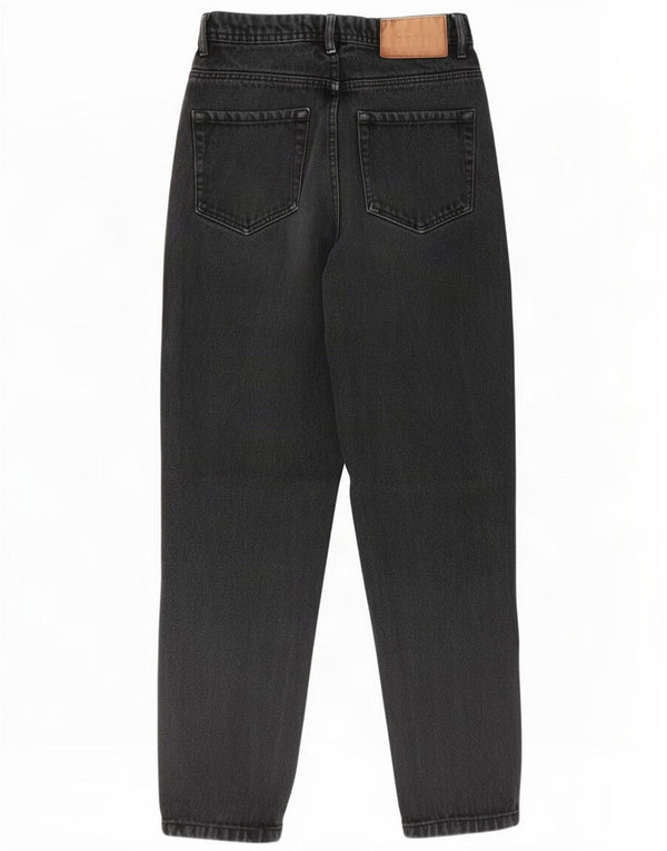 Zara femei Trafaluc blugi conici cu talie înaltă EU 32 2XS W22 L26 Negri