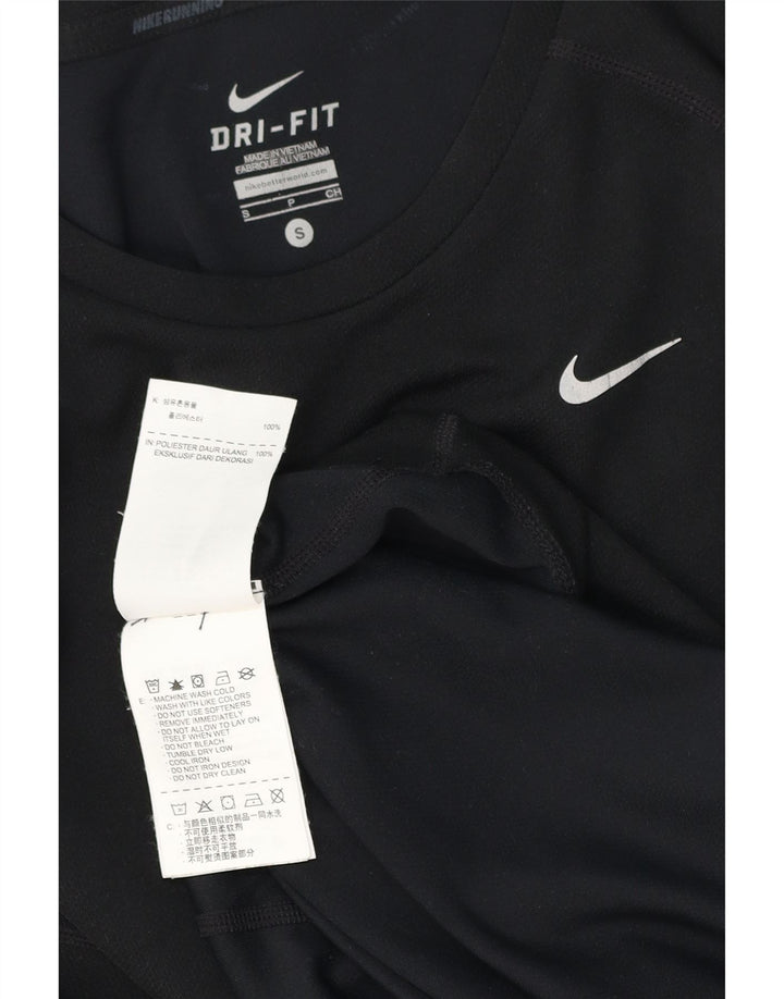 Tricou NIKE Dri Fit pentru bărbați Top mic poliester negru