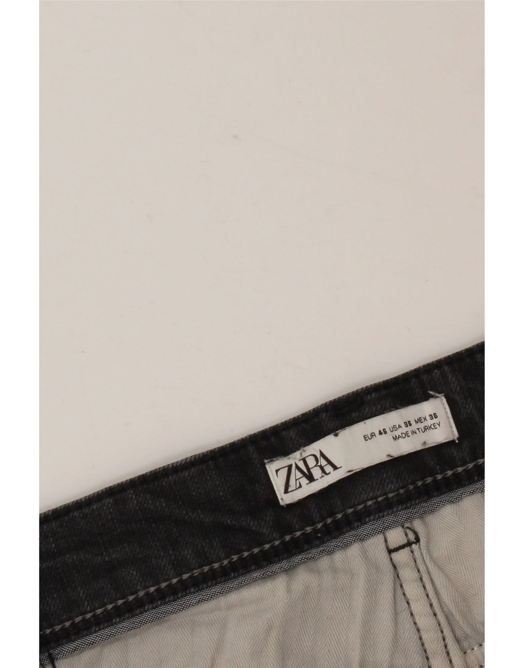Blugi slim pentru bărbați Zara EU 46 XL W36 L30 negri