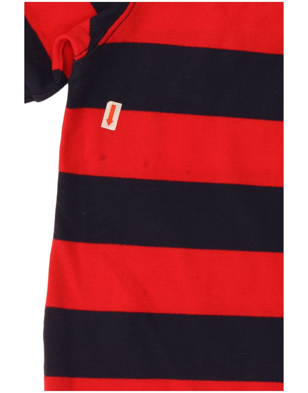 Tricou polo pentru bărbați Joules Classic Fit, bumbac cu dungi roșii medii