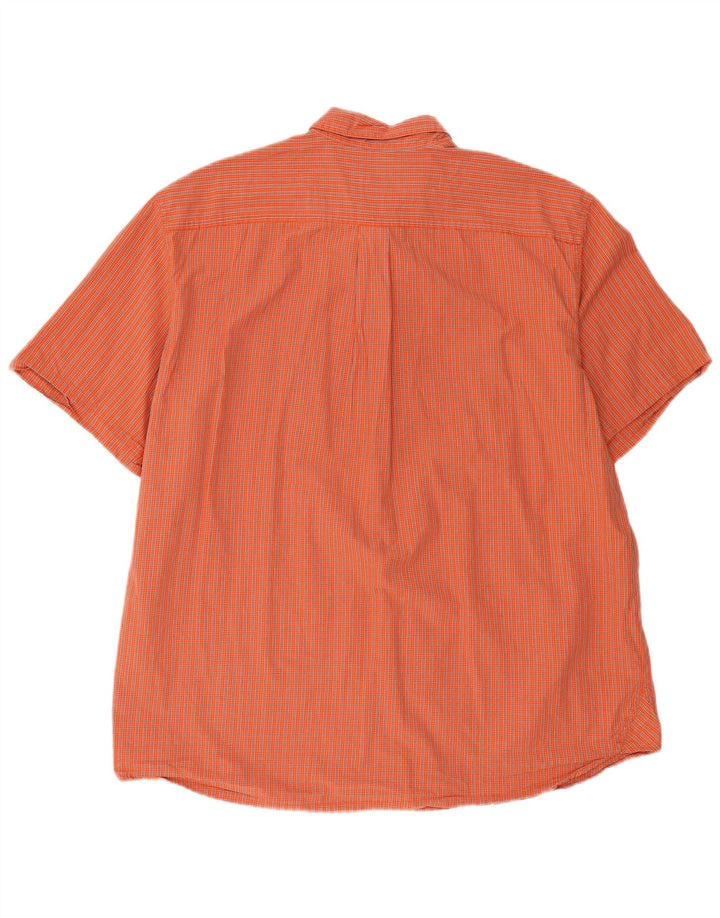Cămașă cu mânecă scurtă pentru bărbați EDDIE BAUER, bumbac XL portocaliu