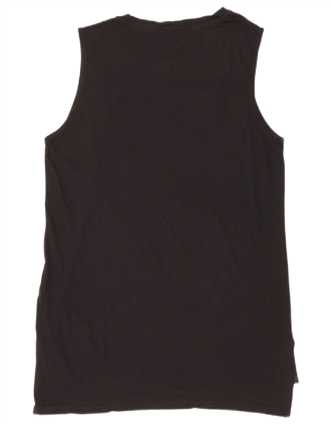 Benetton Femei Graphic Vest Vest Top UK 14 Medium Black Butterfly