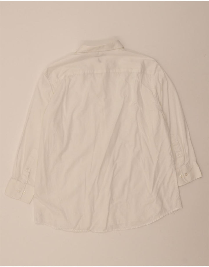NAUTICA Mens Shirt Size 17 XL White Vintage Nautica and Second-Hand Nautica from Messina Hembry 