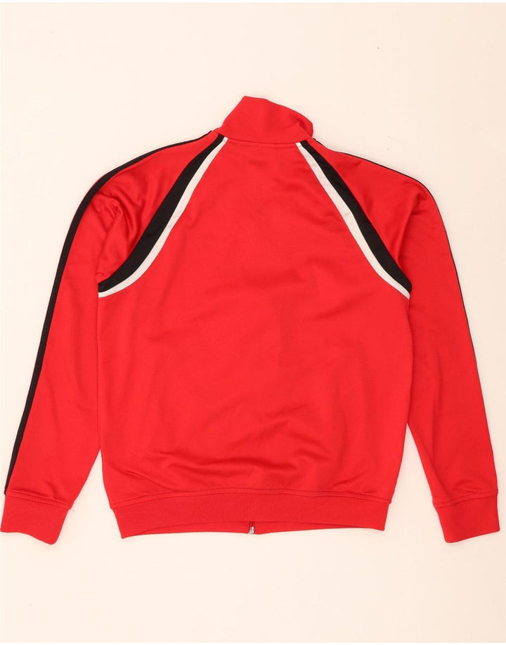 Jachetă de trening pentru băieți Adidas 15-16 ani poliester color bloc roșu
