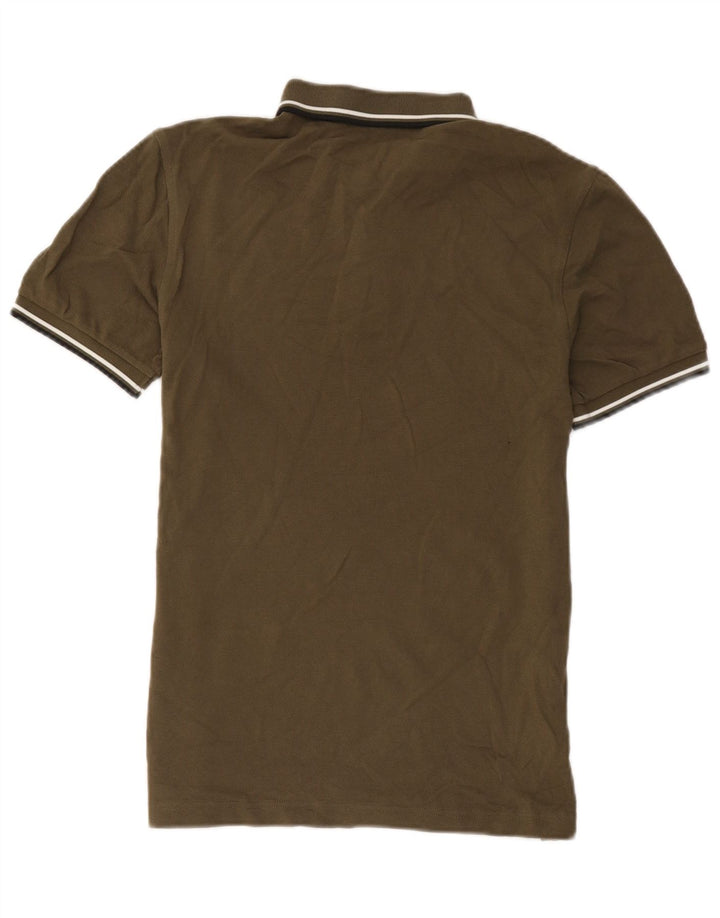 Cămașă polo Fred Perry pentru bărbați, bumbac kaki mediu